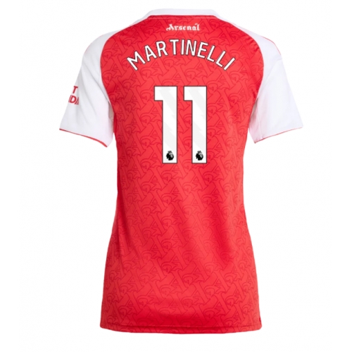 Billige Fotballdrakt Arsenal Gabriel Martinelli #11 Replika Hjemmedrakt Dame 2025-26 Kortermet Billige Fotballdrakt Arsenal Gabriel Martinelli #11 Replika Hjemmedrakt Dame 2025-26 Kortermet